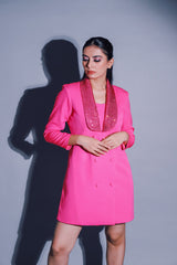 SWAROSVKI BLAZER DRESS