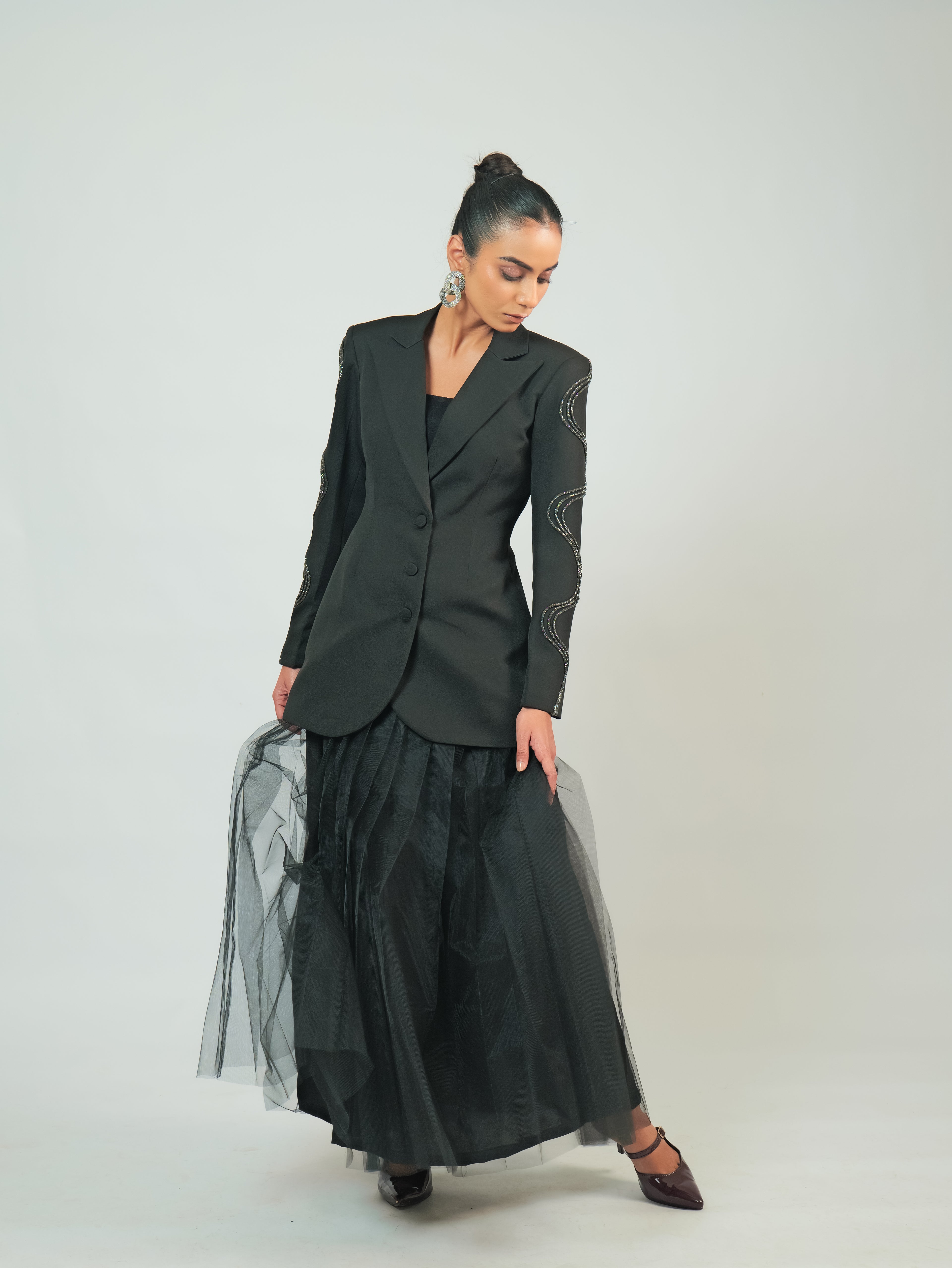 Sophia Blazer Skirt Set